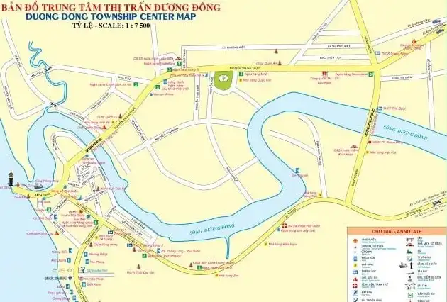 最新的富國島地圖:2025年必去的15個景點全攻略 13 詳細的富國島地圖,顯示北部與南部旅遊區域。