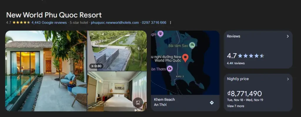 5 Top-Rated Resorts Near Kem Beach in Phu Quoc for the Ultimate Beachfront Stay 22 Beachfront resorts near Kem Beach in Phu Quoc with white sand and turquoise water.